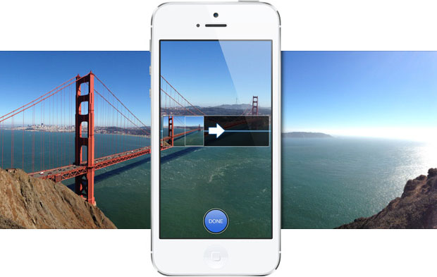 Chế độ Panorama trên iPhone chỉ cho phép ghép 1 hàng ảnh theo chiều ngang