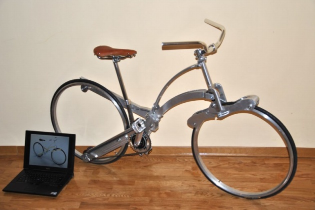 Sada Bike: Xe đạp gập lại được như gấp ô
