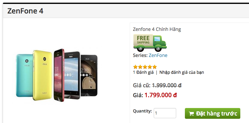 Asus Zenfone được đặt hàng với giá rẻ hơn niêm yết, không đủ hàng đợt đầu