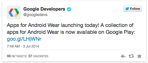 Google Play 5.0 cập nhật, hỗ trợ ứng dụng cho Android Wear