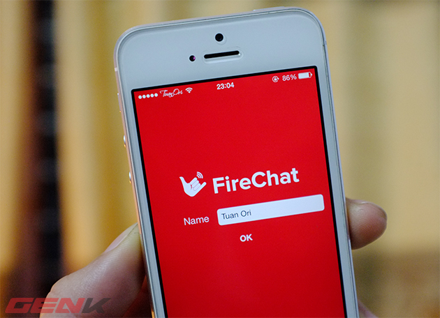 Dùng thử FireChat - Ứng dụng nhắn tin miễn phí không cần kết nối internet