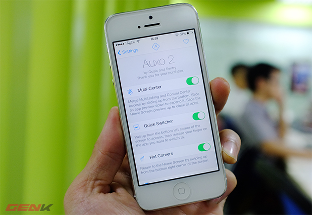 Cydia: Dùng thử Auxo 2 - Tinh chỉnh tuyệt vời cho người dùng iOS 7
