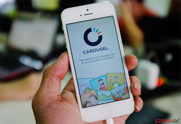 Dùng thử Carousel - Ứng dụng quản lý, chia sẻ ảnh của Dropbox