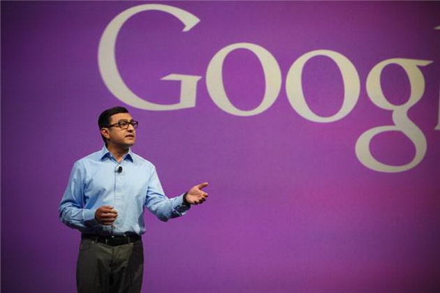 Vic Gundotra phát biểu tại Hội nghị Google I/O hồi năm ngoái. 