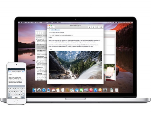 Văn bản mà bạn đang chỉnh sửa dở trên Mac có thể được tiếp tục chỉnh sửa trên iPad, iPhone.
