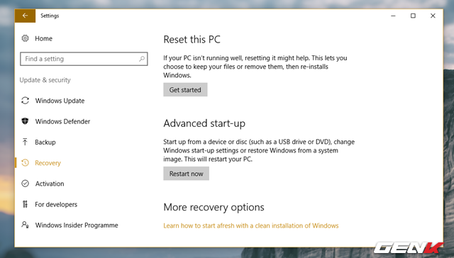  Hai giải pháp cài đặt lại Windows 10 thay cho cách truyền thống. 