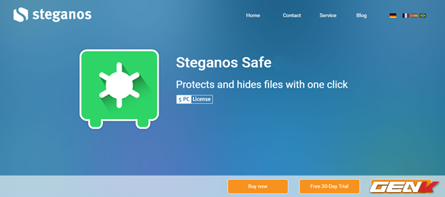 Steganos Safe không phải là phần mềm miễn phí, do đó để có thể sở hữu nó, bạn phải bỏ ra số tiền gần 60USD. Tuy nhiên, bạn có thể dùng thử miễn phí phần mềm này trong thời hạn 30 ngày trước khi quyết định “chi tiền” tại đây. 