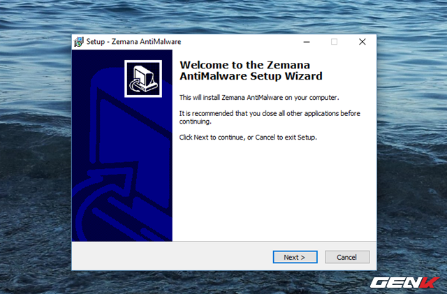  Sau khi tải về, bạn hãy khởi chạy gói tin để tiến hành bước cấu hình cài đặt Zemana AntiMalware vào Windows. 