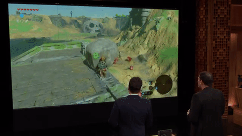  Hình ảnh vụ nổ trong màn thử nghiệm này được thực hiện khá chi tiết. Theo lời ông Reggie, mọi địa điểm có thể nhìn thấy trong thế giới Legend of Zelda đều có thể đi tới được. 