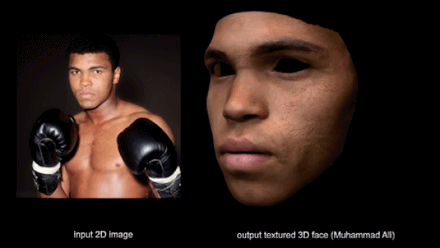  Các nhà khoa học đã dựng hình ảnh 3D gương mặt nhiều người, từ tay đấm huyền thoại Muhammad Ali... 