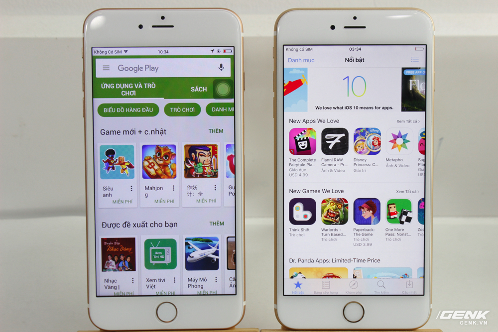  Chợ ứng dụng của iPhone giả v&agrave; thật. 