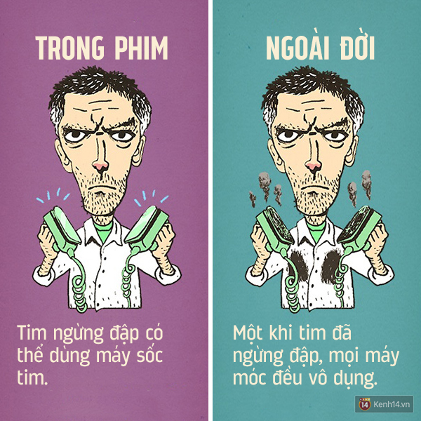 Nói đúng hơn là trong phim, người ta làm thế cũng chỉ để chứng tỏ rằng, các bác sĩ đã cố gắng hết sức mà thôi.