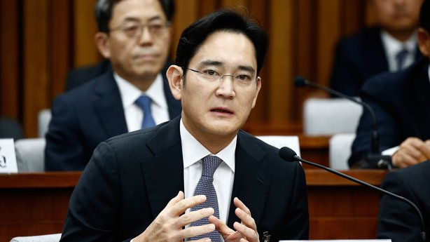  Ông Jay Y Lee, người được cho là sẽ lên kế nhiệm chức chủ tịch tập đoàn Samsung. 