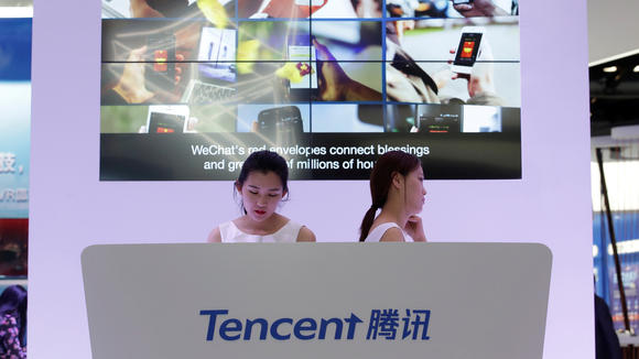  Ứng dụng WeChat của Tencent đã tạo cho thương hiệu này một sự tăng trưởng lớn. 