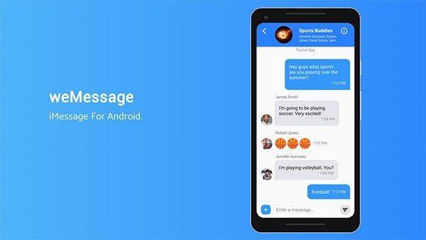  weMessage sẽ mang iMessage của Apple lên các thiết bị Android một cách dễ dàng. 