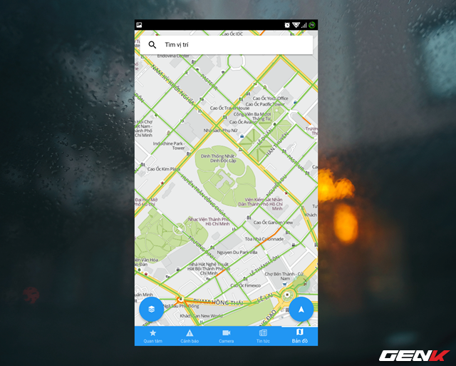  Tab “Bản đồ” sẽ cung cấp cho người dùng thông tin về vị trí và lựa chọn tìm đường rất dễ sử dụng, tương tự như Google Maps. 