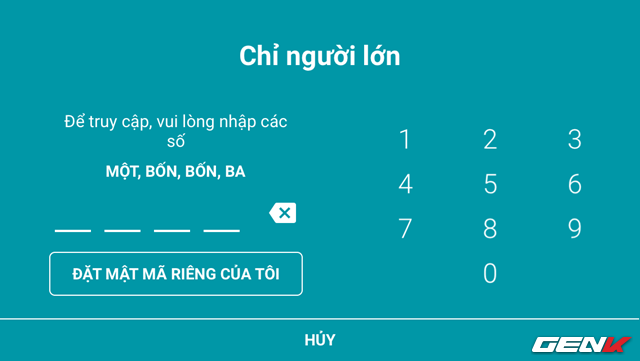  Để truy cập vào các lựa chọn tùy chỉnh khác, bạn hãy nhấp vào biểu tượng hình chiếc ổ khóa và nhập mật khẩu theo gợi ý. Hoặc bạn có thể thiết lập mật khẩu của riêng mình. 