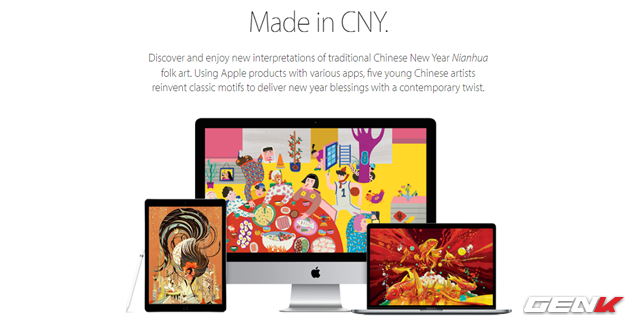  Đầu tiên, bạn hãy tải về gói ảnh nền được cung cấp bởi Apple trong sự kiện “Made in CNY” diễn ra thời gian qua tại Thượng Hải, với sự hợp tác giữa Apple và 5 nghệ sĩ trẻ để sáng tạo ra những bức tranh đậm chất nghệ thuật nhằm chào đón dịp Tết Âm Lịch sắp tới bằng cách sử dụng các thiết bị của Apple như MacBook Pro, iMac, iPad và Apple Pencil để sáng tác. Bạn đọc có thể tham khảo và tải về tại đây. 