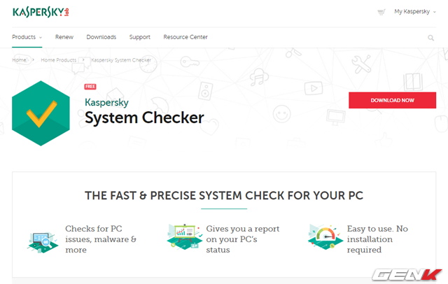  Kaspersky System Checker được cung cấp hoàn toàn miễn phí, hỗ trợ hoàn toàn tất cả các phiên bản Windows. Người dùng có thể tải về trực tiếp tại đây. 