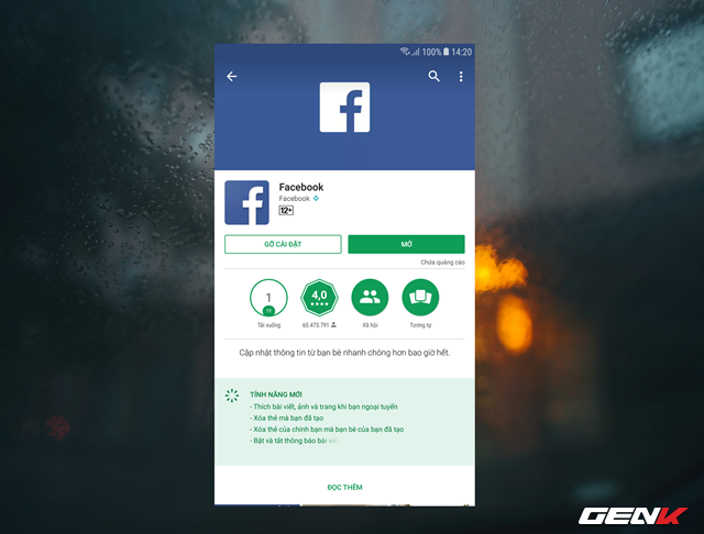  Trước tiên, hãy cập nhật ứng dụng Facebook trên smartphone (Android, iOS) của bạn lên phiên bản mới nhất. 