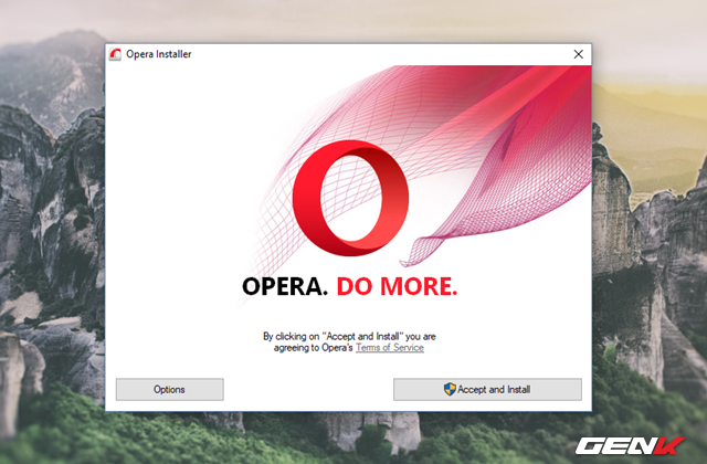  Giao diện cài đặt đơn giản và tự động có lẻ là ưu điểm mà người dùng thích nhất ở trình duyệt Opera. 