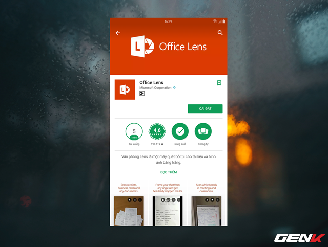  Là ứng dụng được phát triển bởi Microsoft, Office Lens chính thức xuất hiện trên các nền tảng di động vào 2 năm trước. Office Lens rất nhanh chóng được được người dùng đoán nhận và đánh giá cao về hiệu năng mà nó mang lại. 