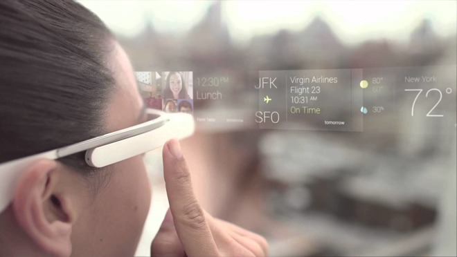  Google Glass của xưa kia, thiết bị tích hợp hiển thị thực tế tăng cường. 