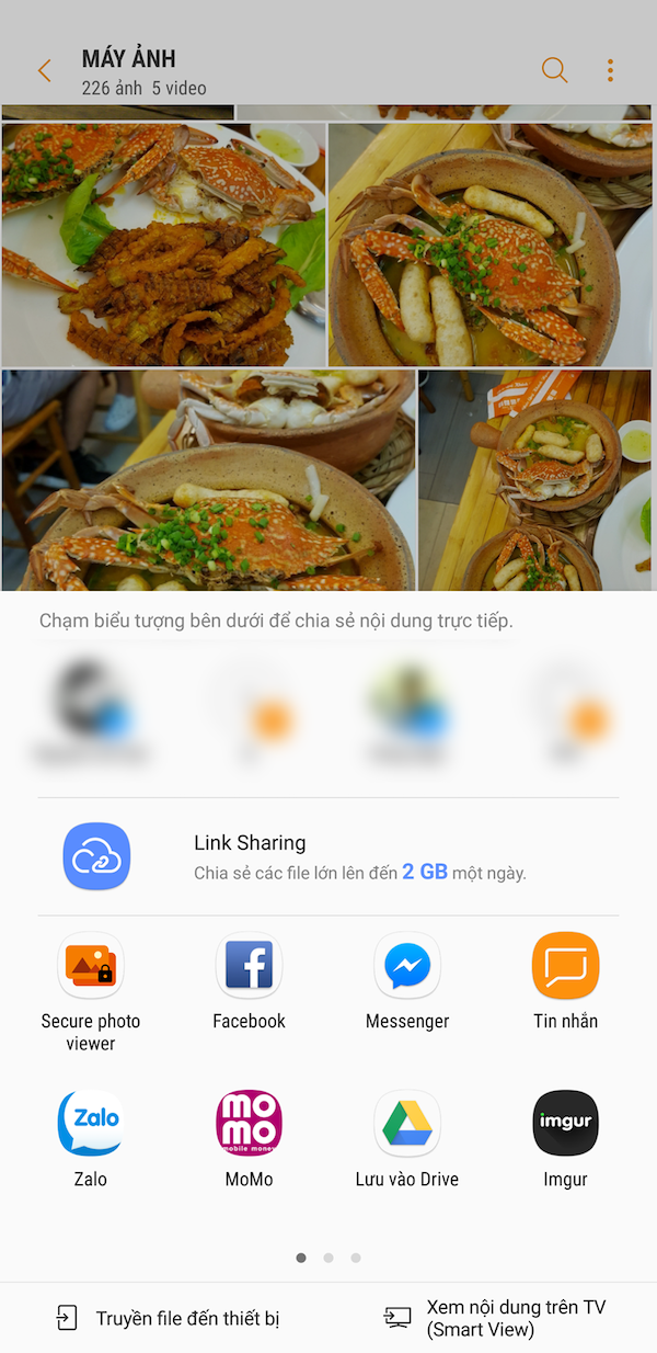  Khi menu các ứng dụng hiện lên, hãy chọn Secure Photo Viewer. 