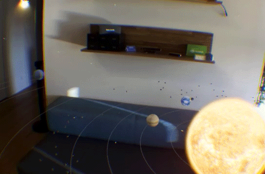  ZED Mini mang cả Hệ mặt trời vào... phòng của bạn. 