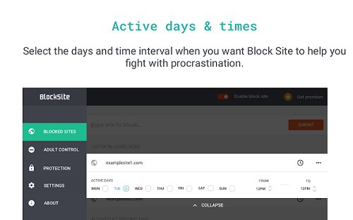  Block Site giúp người dùng quản lý thời gian, chặn các trang web hiệu quả hơn. 