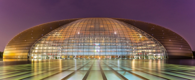  National Center of Performing Arts tại Bắc Kinh, Trung Quốc. Được thiết kế bởi KTS Paul Andrew. 