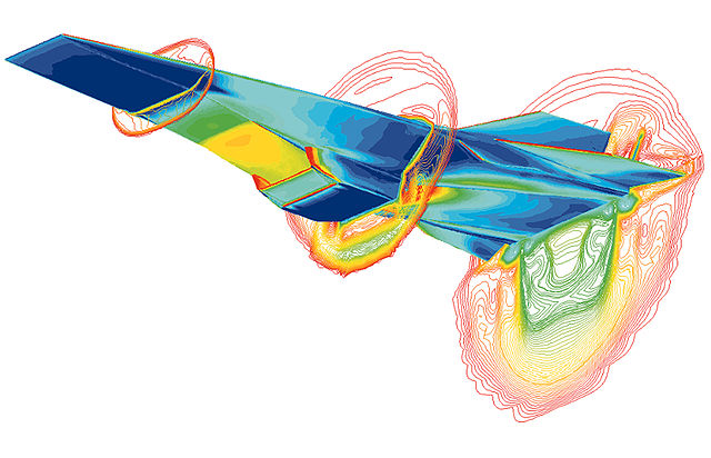  Tàu hypersonic thử nghiệm NASA X-43 của NASA với vận tốc Mach 7. 