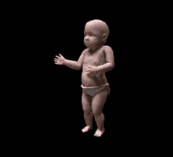  Một GIF kinh điển: Em bé nhảy múa 