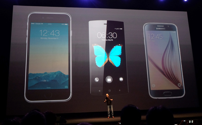 
Tại buổi ra mắt năm 2015, Bphone được BKAV đem ra so sánh với iPhone 6 Plus và Galaxy S6
