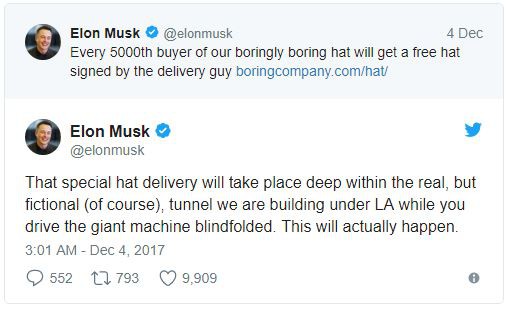 Elon Musk tích cực quảng cáo chiếc mũ siêu nhàm chán, chỉ bán 50.000 chiếc để thu về 1 triệu USD - Ảnh 3.