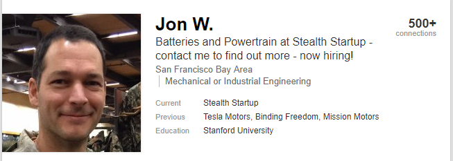 Jon Wagner trên LinkedIn. 