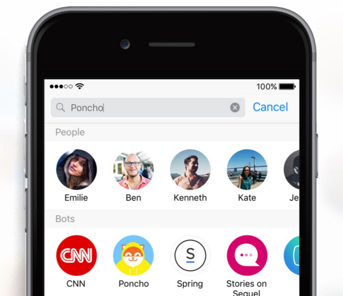  Messenger c&oacute; cả một kho bot khổng lồ m&agrave; nếu kh&ocirc;ng bấm search t&ecirc;n ra, người d&ugrave;ng sẽ kh&oacute; l&ograve;ng biết đến sự tồn tại của ch&uacute;ng 