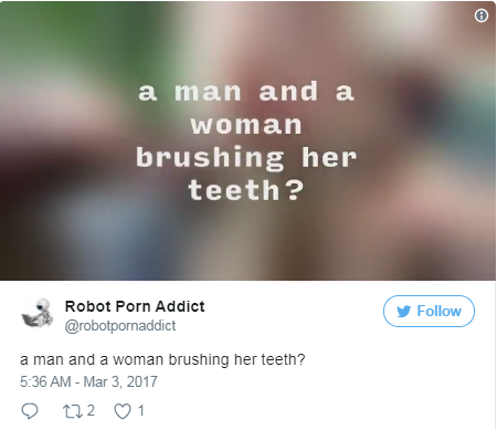  Một người đàn ông và một người đàn bà đang đánh răng cho cô ấy 