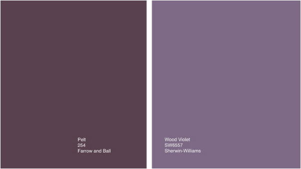  Đây là hai gợi ý về sắc độ của màu tím khi dùng cho không gian phòng ngủ. 