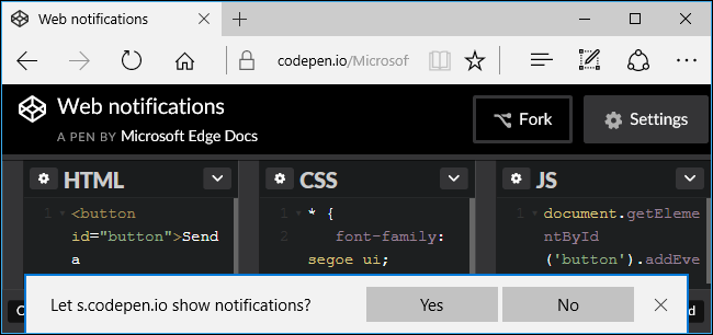  Ở phiên bản Edge mới, Microsoft đã loại tính năng quản lý thông báo, nên bạn cần cẩn thận đừng cho phép hiển thị tuỳ tiện. 