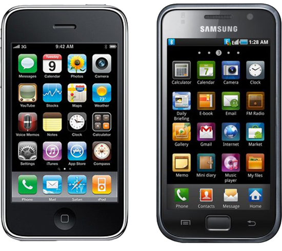  Apple iPhone 3GS và Samsung Galaxy S 
