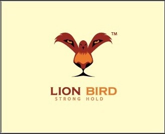  Logo Lion Bird với hình pha trộn của một chú chim và một khuôn mặt sư tử cực ấn tượng 