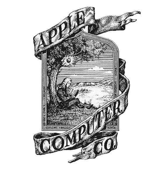  Logo đầu tiên của Apple 