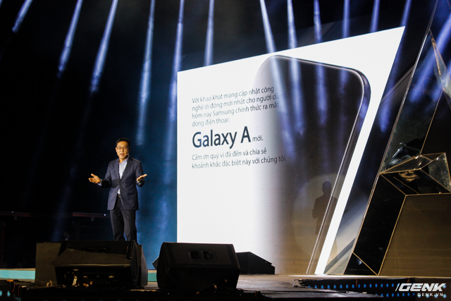  Ông Kim Cheol Gi, Tổng Giám Đốc Công ty Điện tử Samsung Vina có đôi lời phát biểu trong sự kiện. 