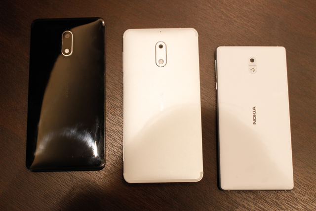  Nokia 6 Arte Black, Nokia 5 và Nokia 3. 