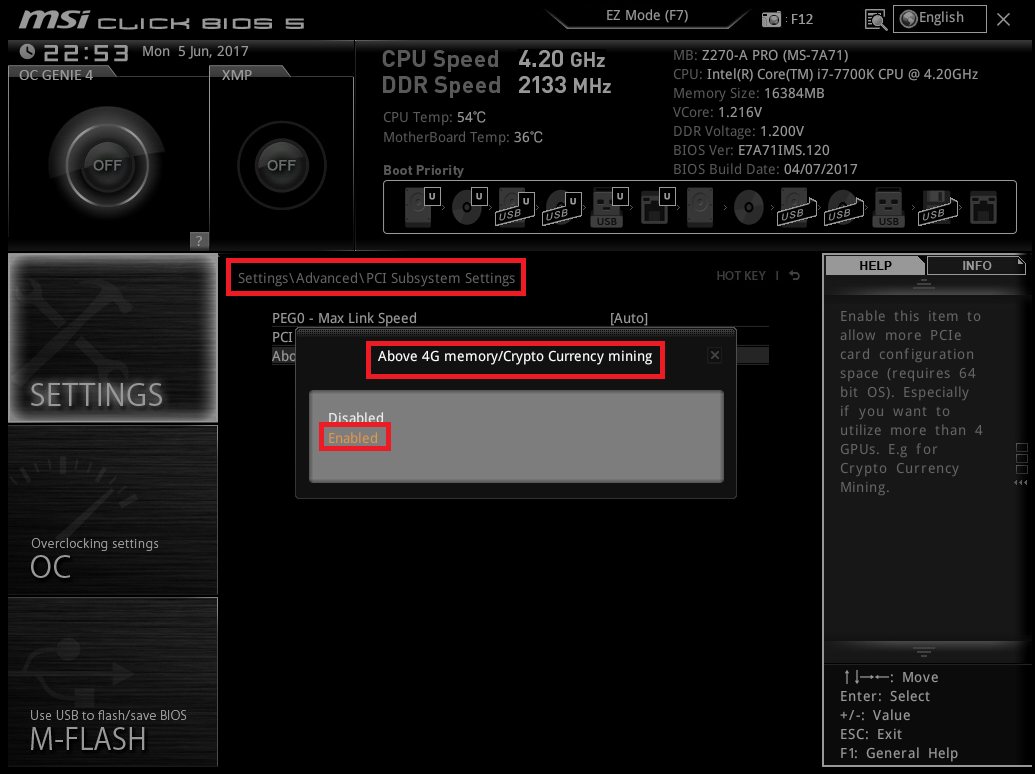 Không thể phủ nhận thị trường đào coin quá nóng, MSI đành phải tung ra Bios  mới cho dân cày