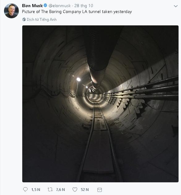 Tỷ phú Elon Musk khoe đường hầm xuyên thành phố vừa mới đào xong - Ảnh 2.