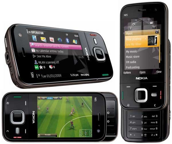  Nokia N85 mới là điện thoại đầu tiên sử dụng màn hình OLED. 