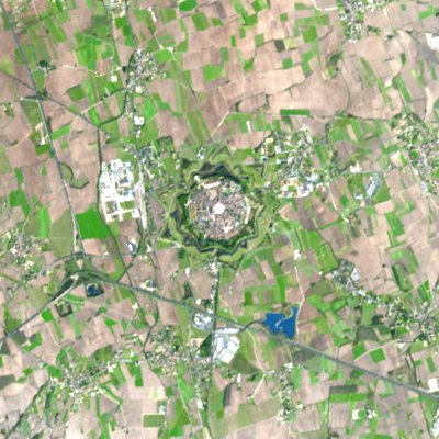  Hình ảnh vệ tinh Palmanova 