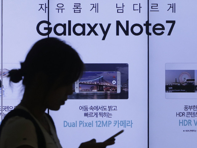  Note7 thất bại đã phủ bóng đen lên tình hình kinh doanh của Samsung. 